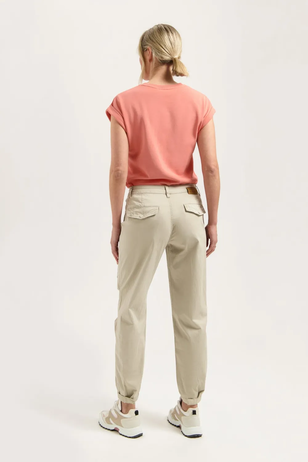 Florez Charlie Cargo cargobroek Tiger Grey katoen