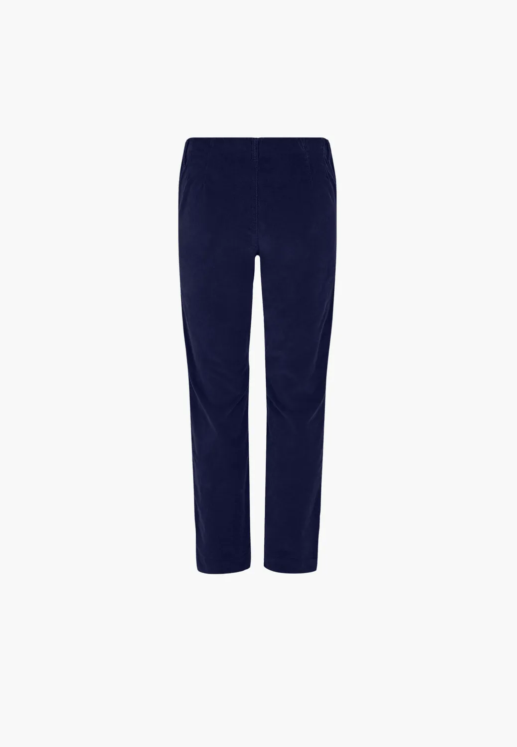 Laurie Kelly Regular SL fluwelen broek navy 75 cm