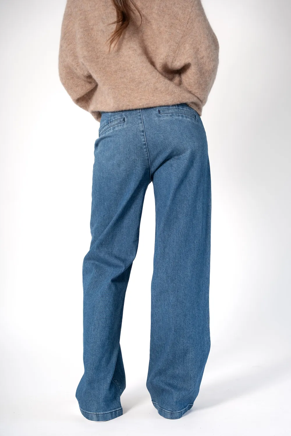 Corel Liv Jeans broek Denim Blue rechte pijp