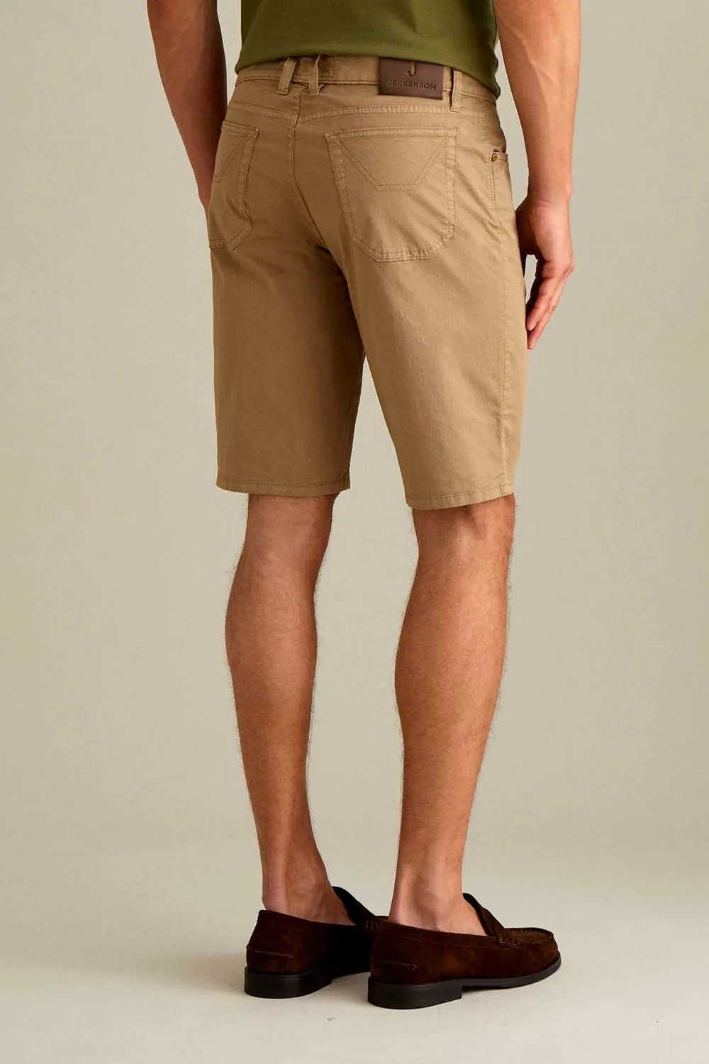 Jeckerson Jo korte broek slim fit beige cement light