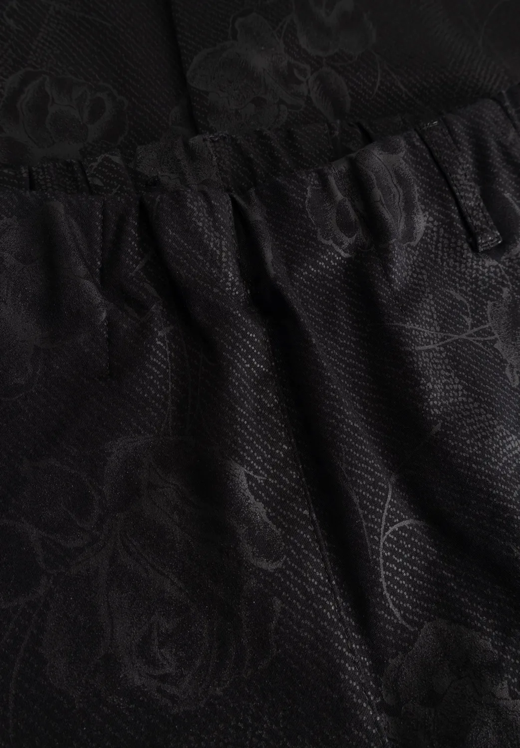 Laurie Taylor Regular broek Black Bloom Print stretch