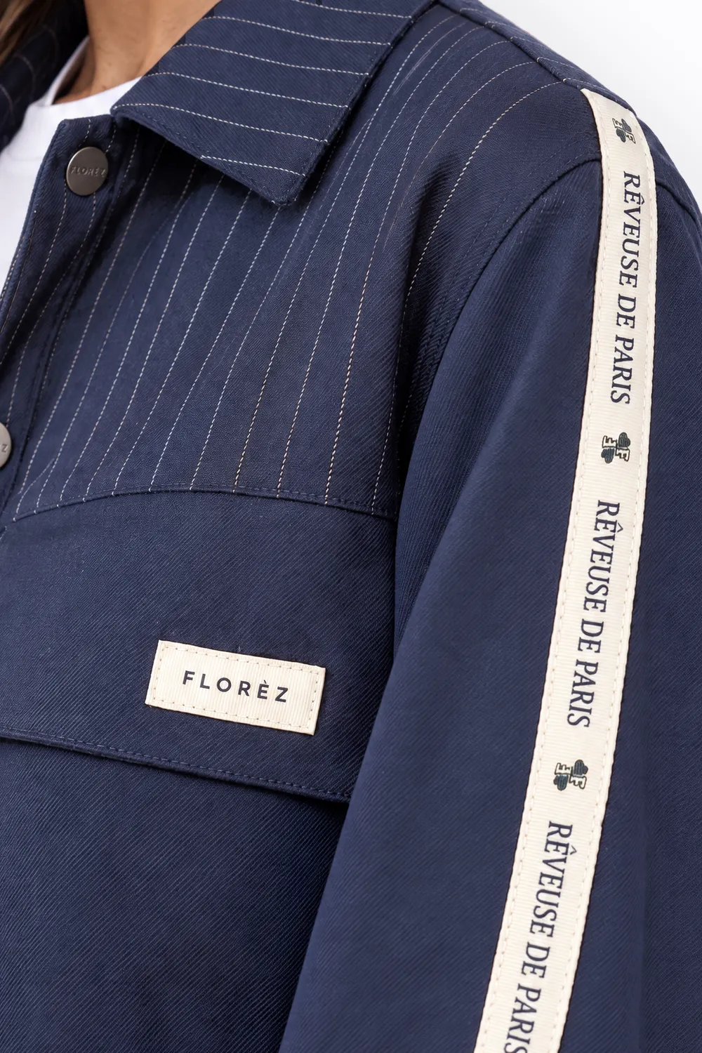 Florez Fien jacket navy blue dames sportief