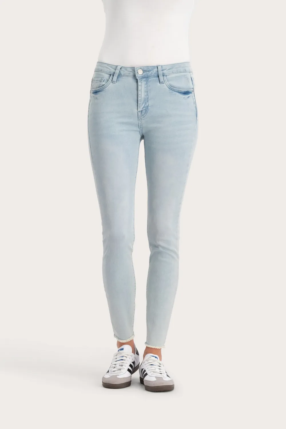 Florez Bobbi slim fit jeans soft blue stretch