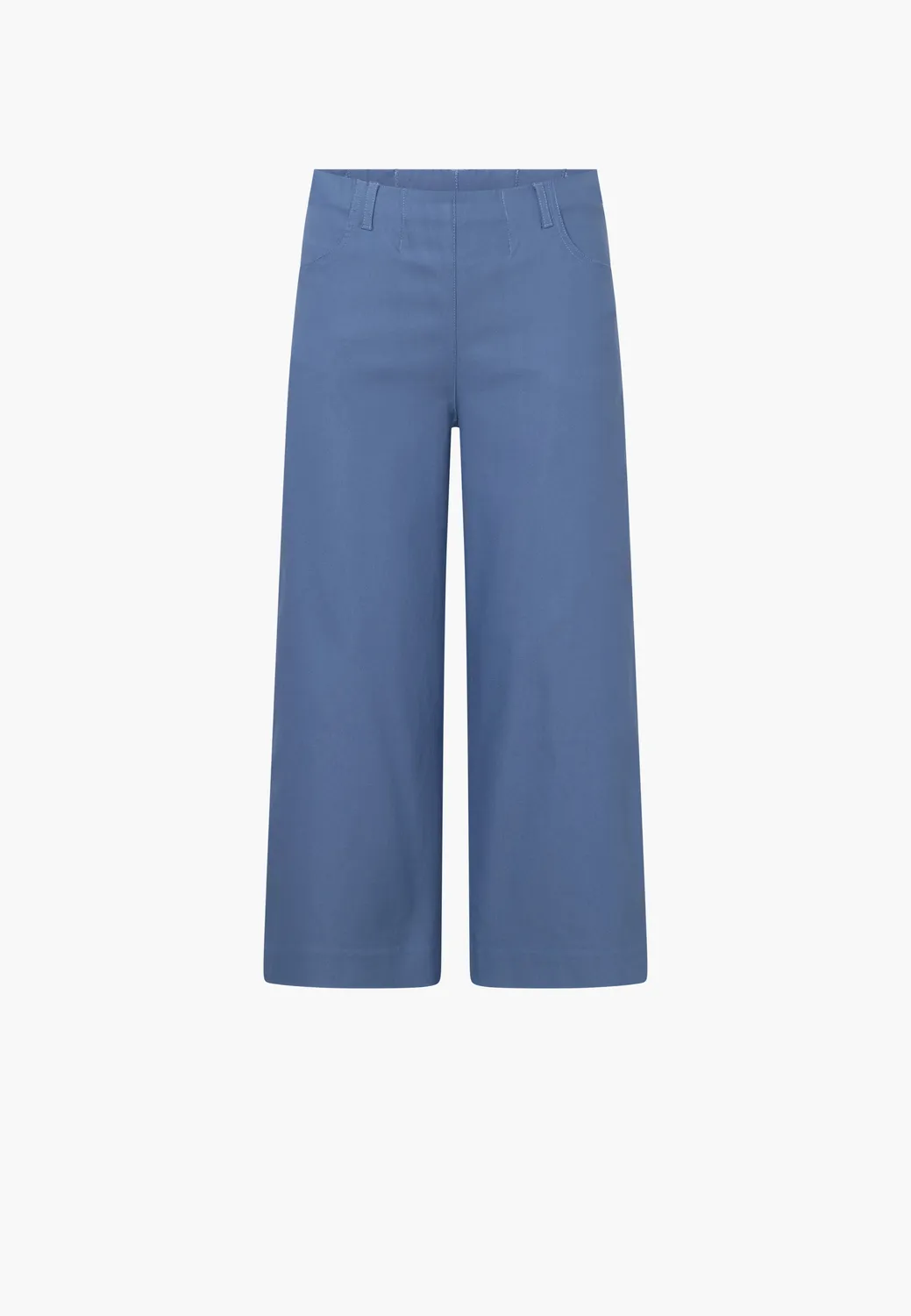 Laurie Donna Loose Crop damesbroek Blue cropped stretch