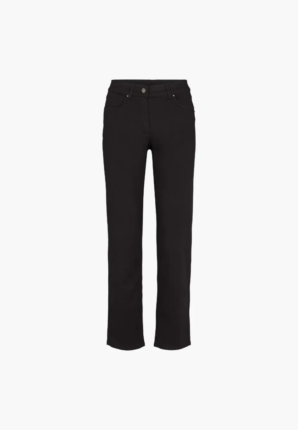 Laurie Charlotte Regular SL broek zwart stretch