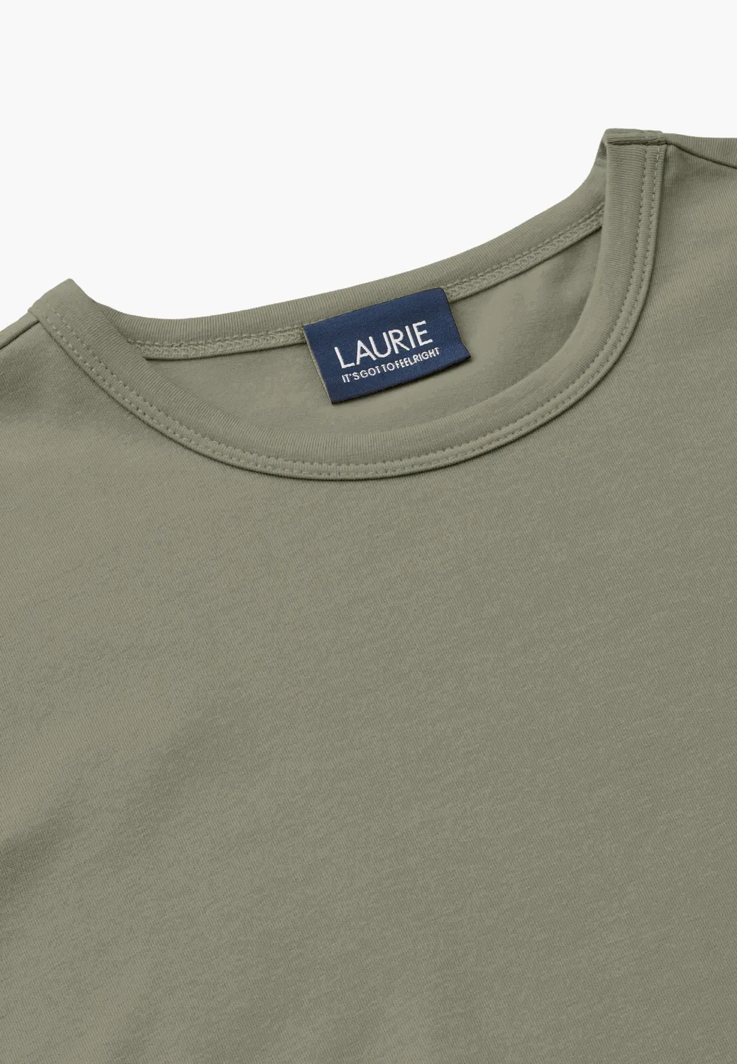 Laurie Amanda T-Shirt SS T-shirt Khaki modal