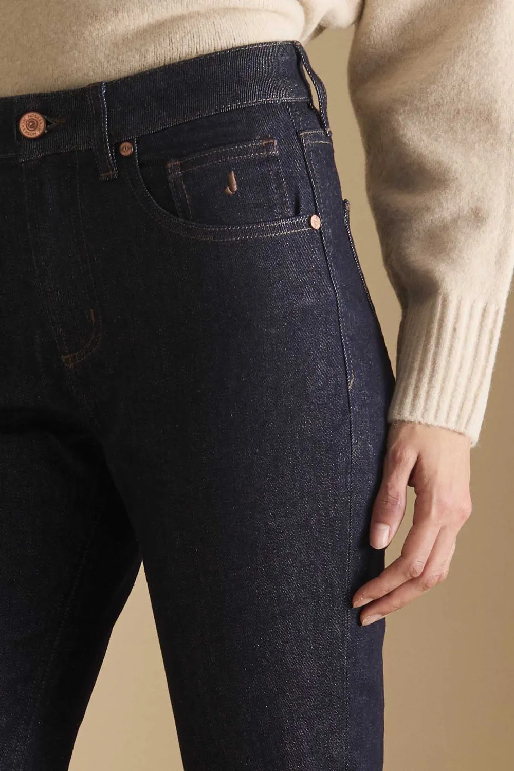 Jeckerson Jacqueline jeans blauw donker slim fit dames denim