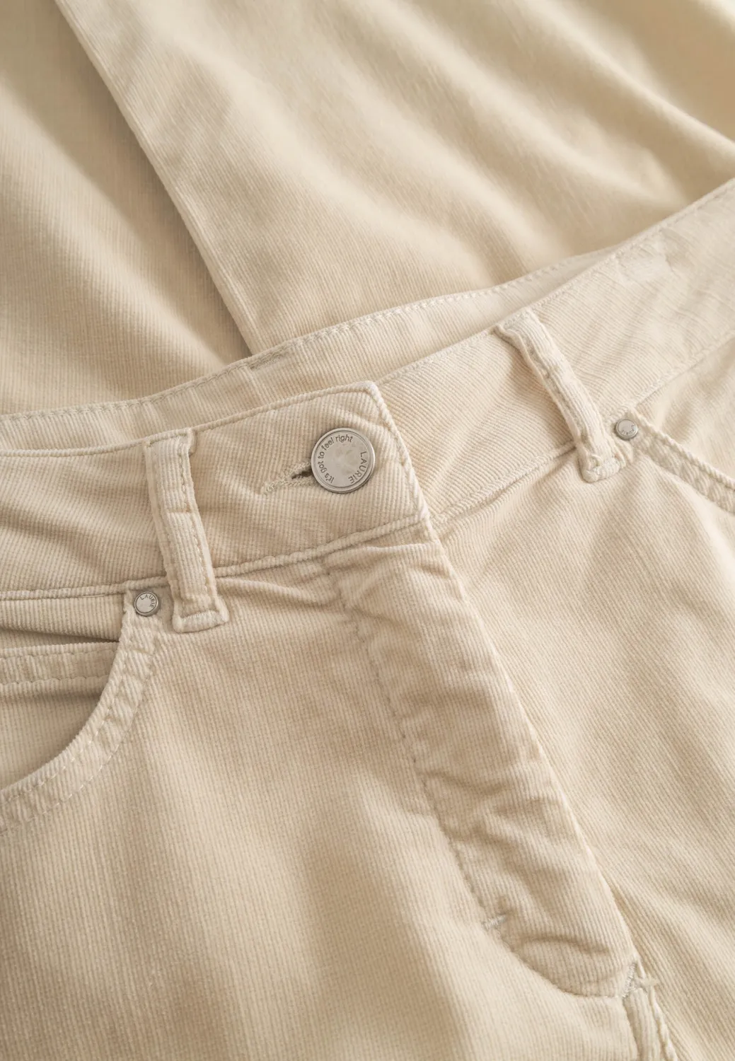 Laurie Carol Loose ML fluwelen broek Birch losse fit
