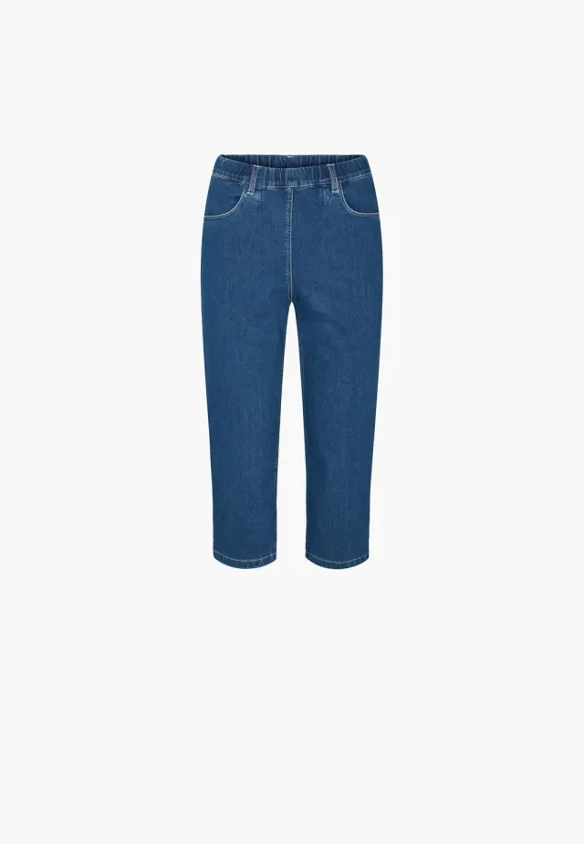 Laurie Kelly Regular Capri SL Blue Denim stretch