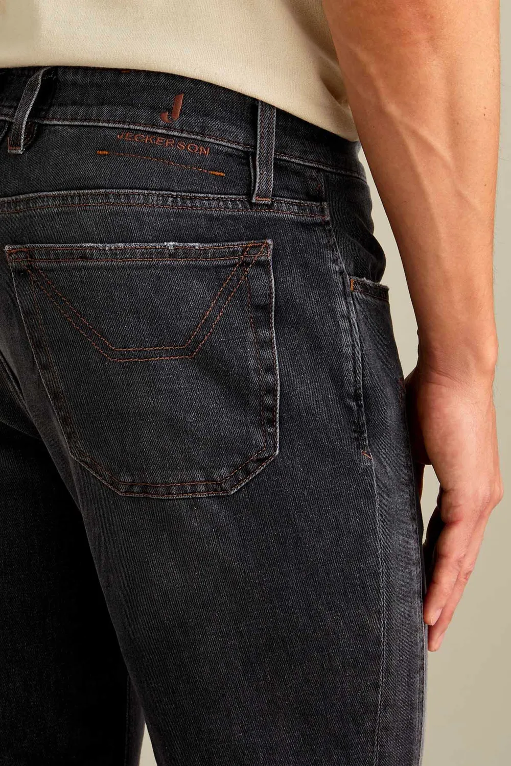 Jeckerson John slim jeans zwart comfort-denim