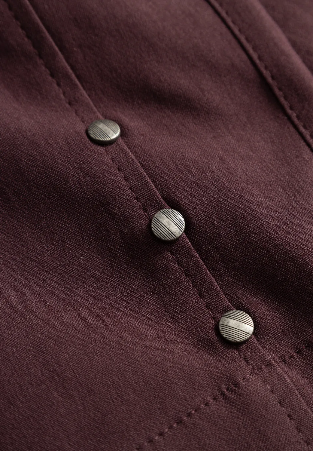 Laurie Rose Regular CL broek dark plum stretch