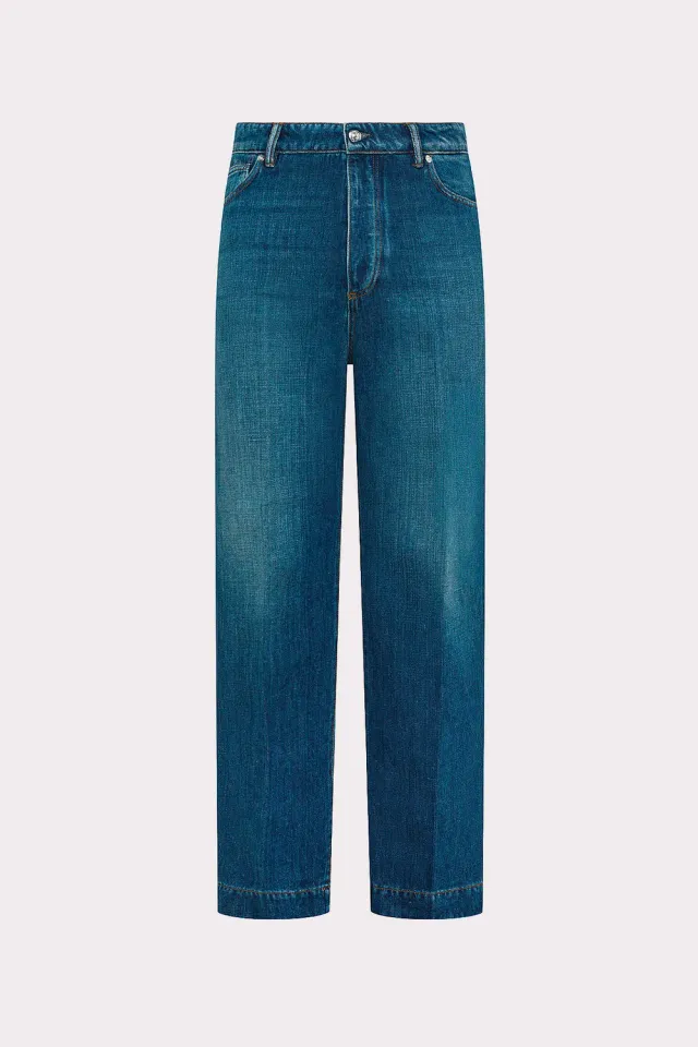 Nine In The Morning Ares ARS21 jeans heren relaxed medium blue