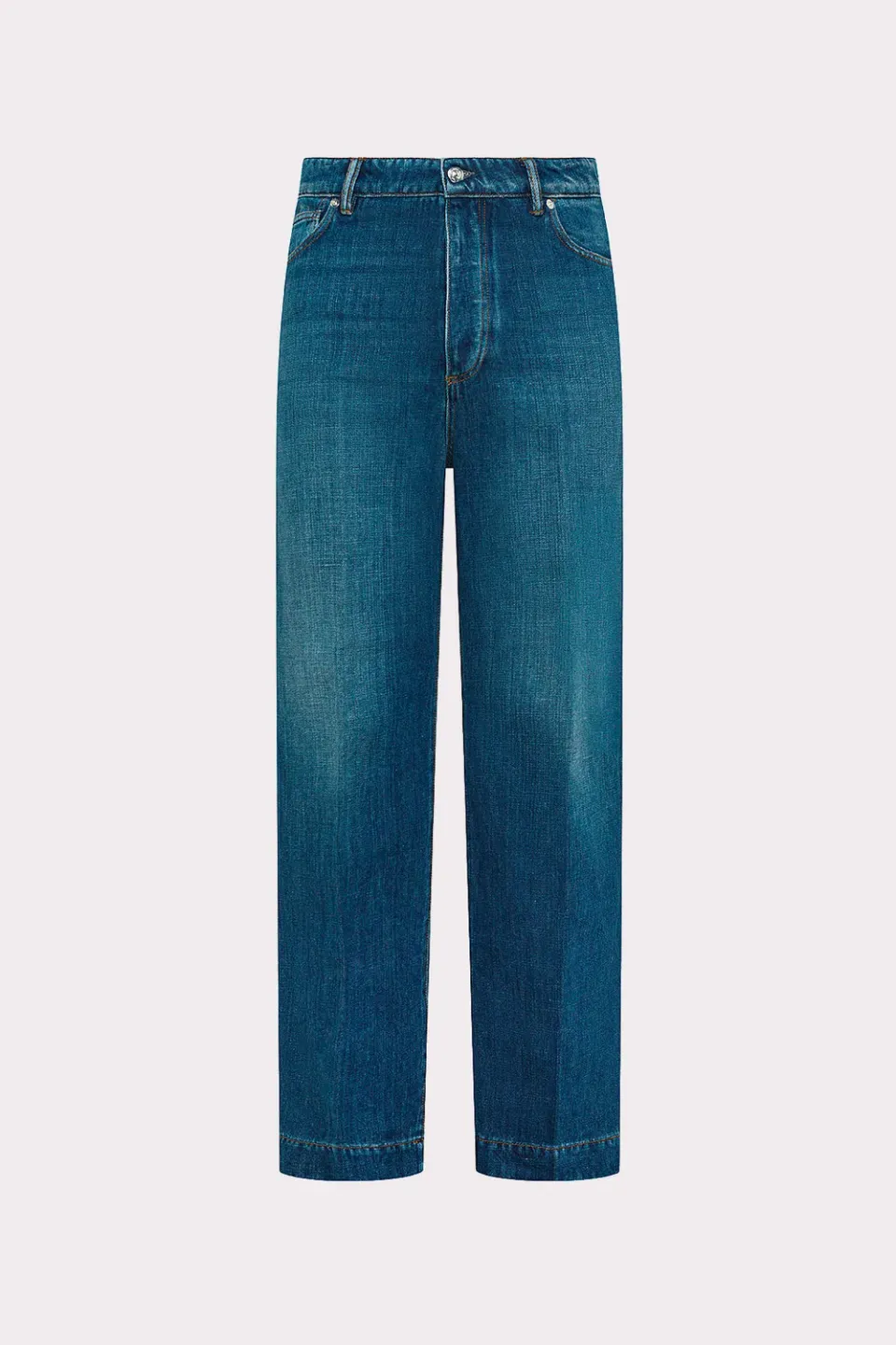 Nine In The Morning Ares ARS21 jeans heren relaxed medium blue