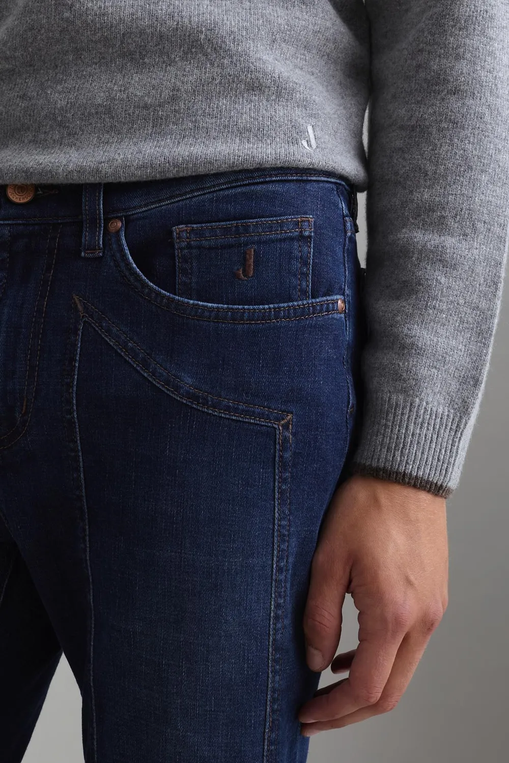 Jeckerson John jeans slim fit middenblauw denim