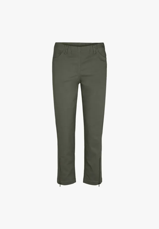 Laurie Piper Regular CL broek beetle green stretch