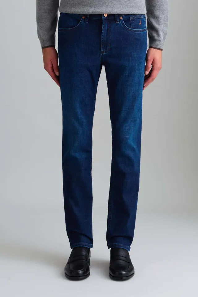 Jeckerson Jordan slim fit jeans blauw denim 10oz wassing