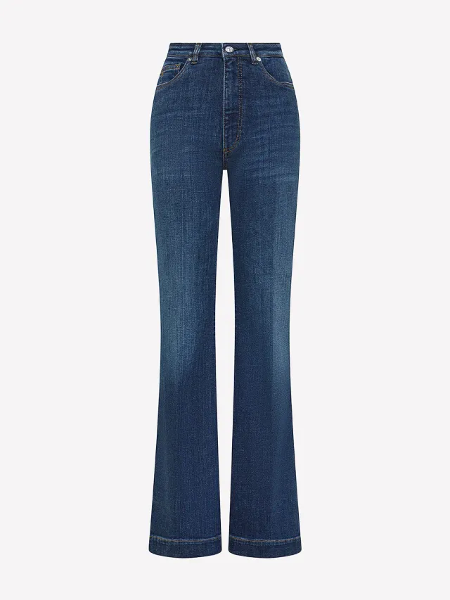 Nine In The Morning Paolie PIL84 flare broek LL3007 katoen