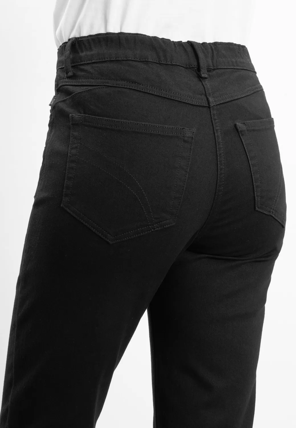 Laurie Hannah Regular XSL jeans black denim extra kort