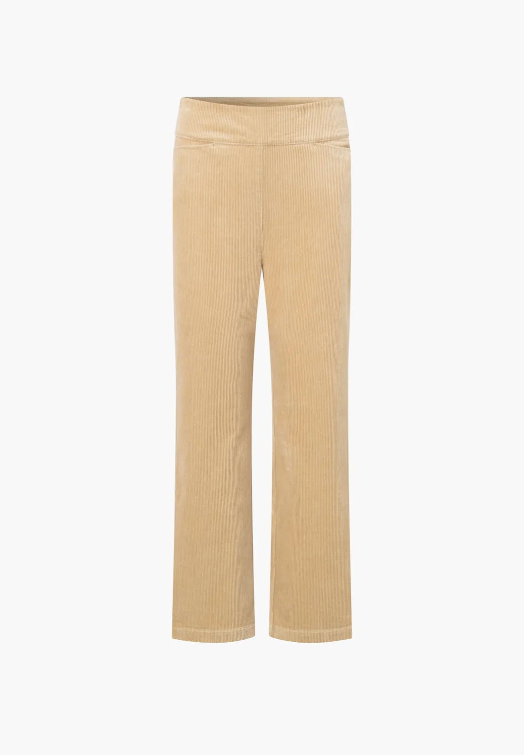 Laurie Thea Straight fluwelen broek Cafe Latte medium stretch