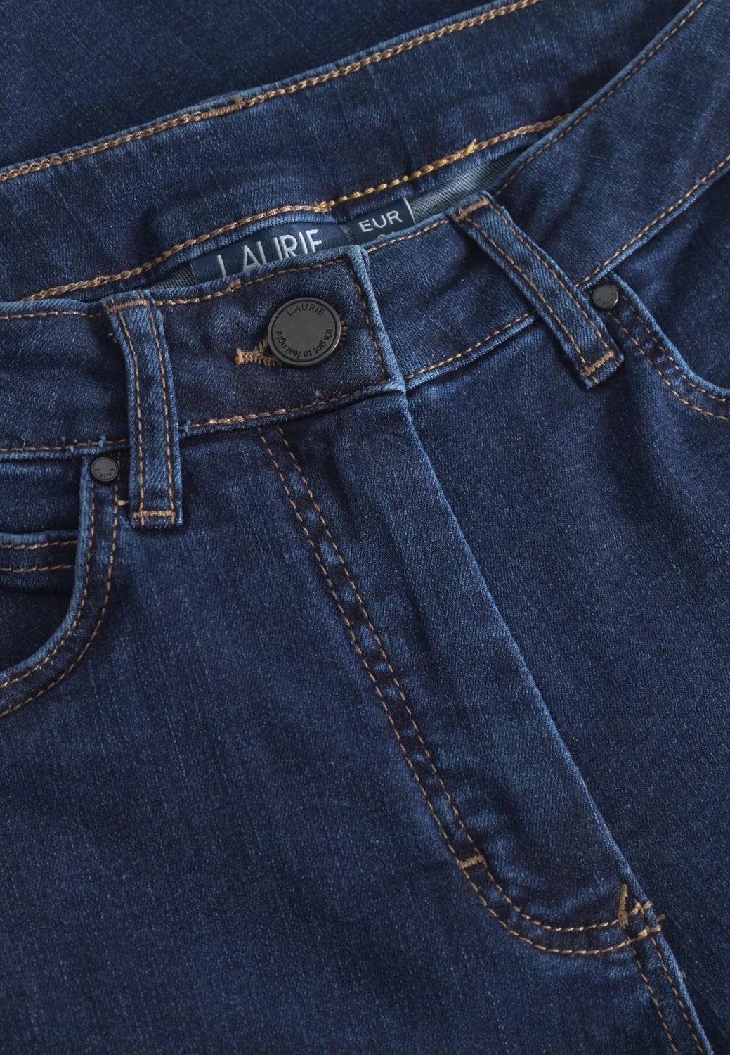 Laurie Charlotte Regular ML jeans donkerblauw stretch