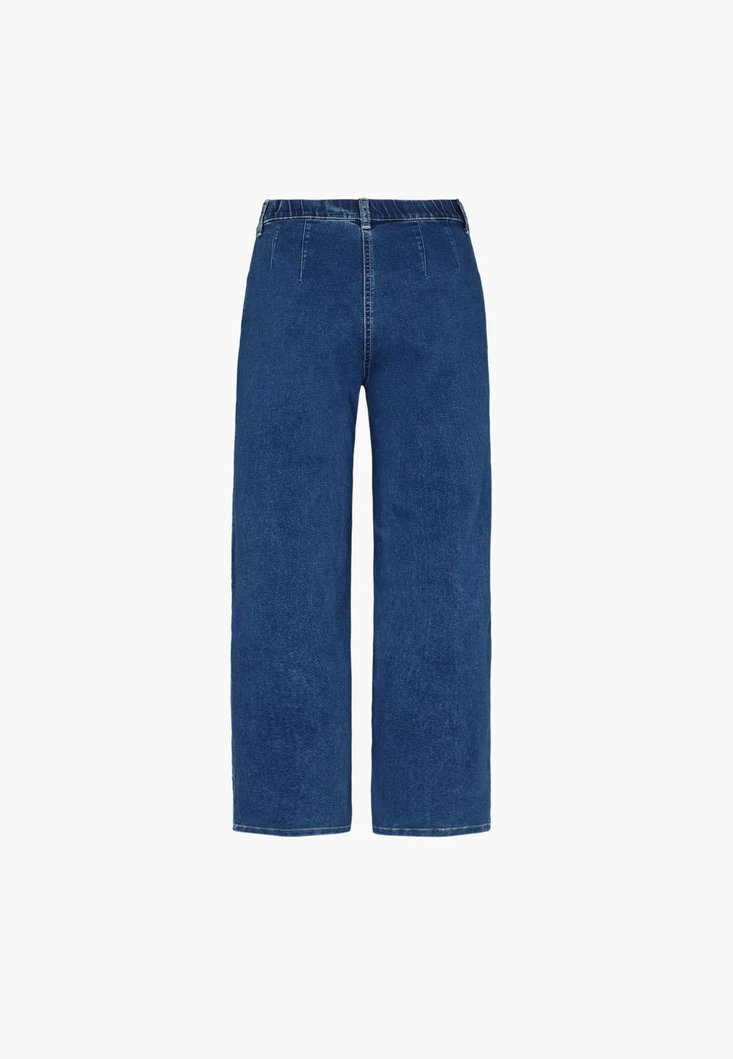 Laurie Donna Loose CL damesbroek Blue Denim cropped