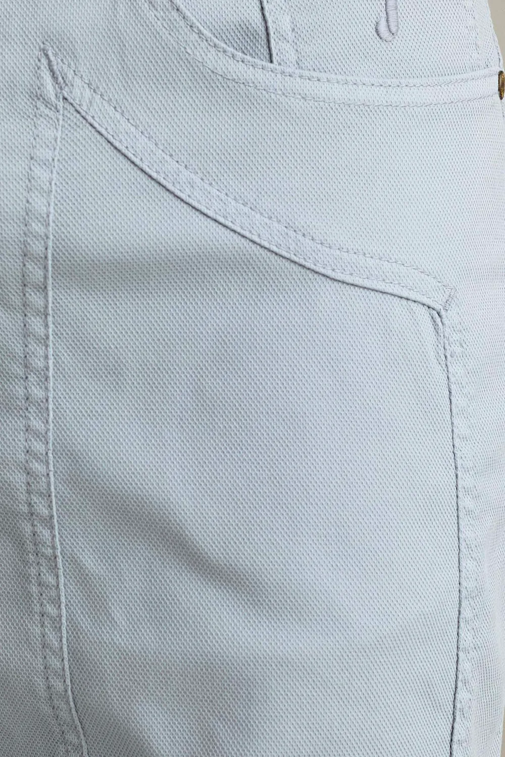 Jeckerson John slim fit broek cementgrijs