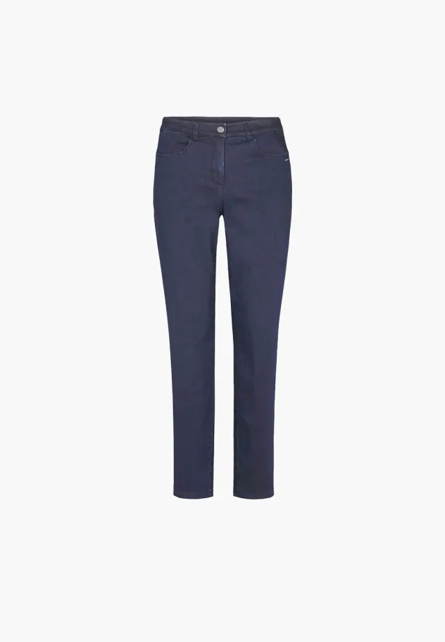 Laurie Serene Slim damesbroek Dark Blue Denim stretch