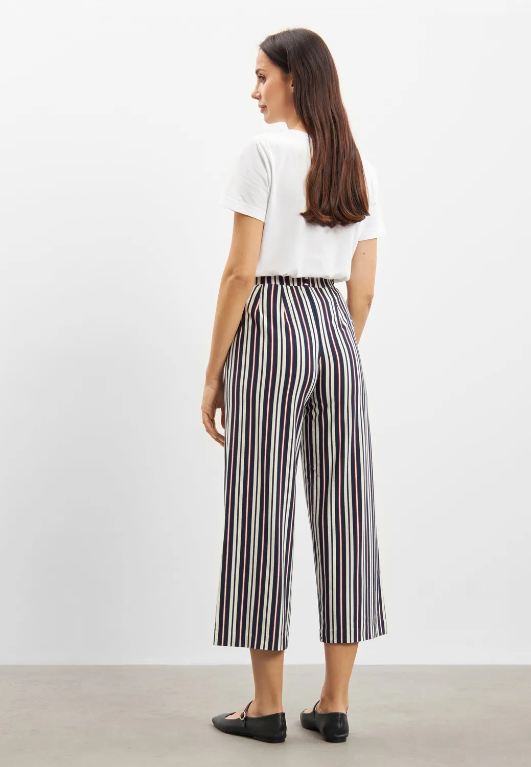 Laurie Donna Loose CL 28364 damesbroek Nautical Stripe stretch