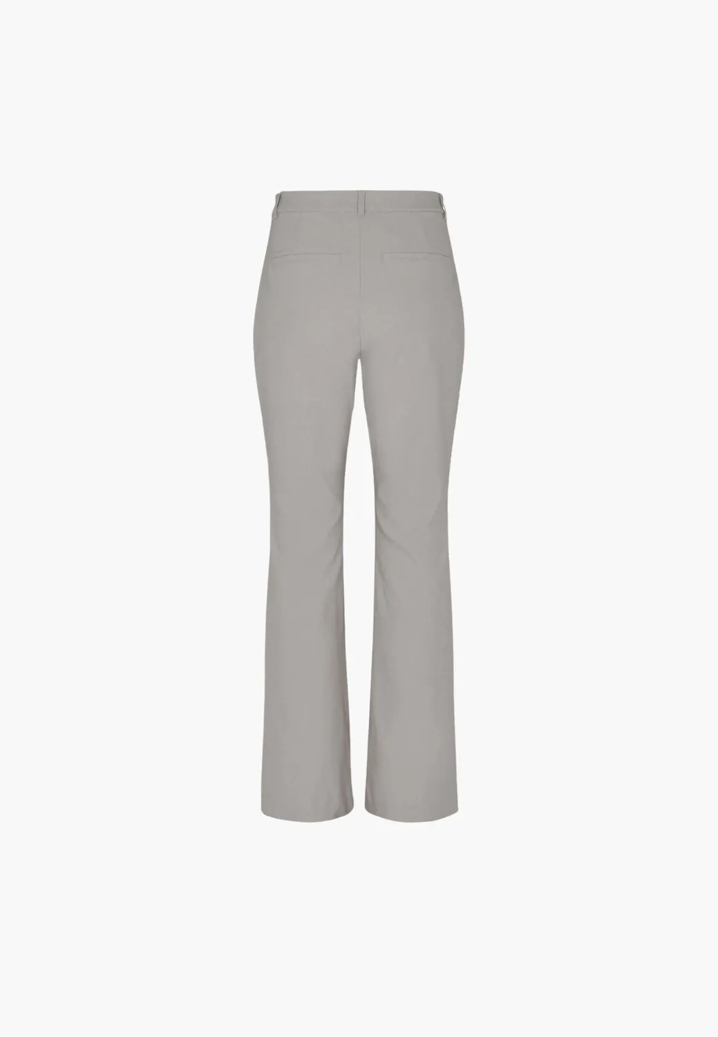 Laurie Zina Flare Regular damesbroek Grey Sand stretch