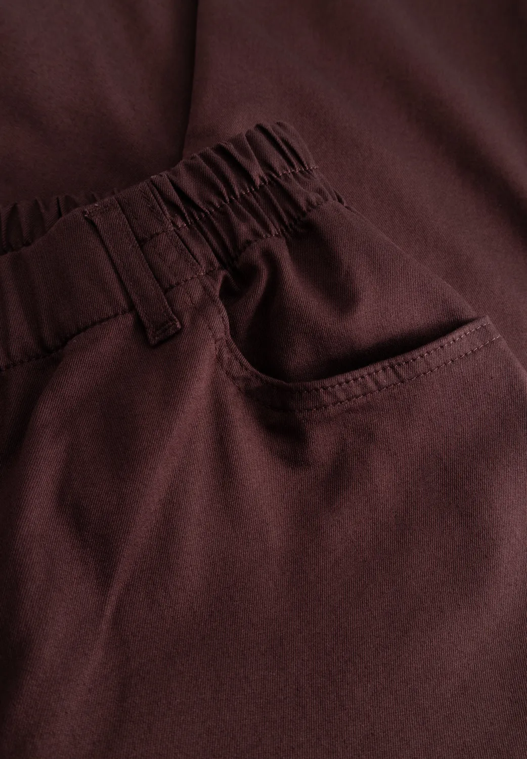 Laurie Ellie Relaxed SL damesbroek Dark Plum 69 cm