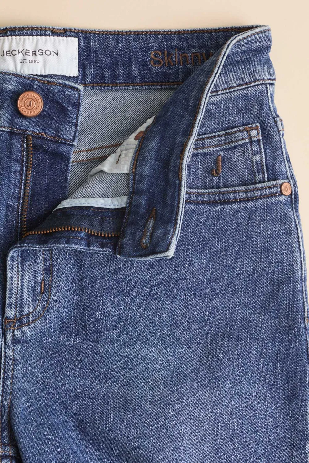 Jeckerson Juliette skinny jeans medio blauw comfort