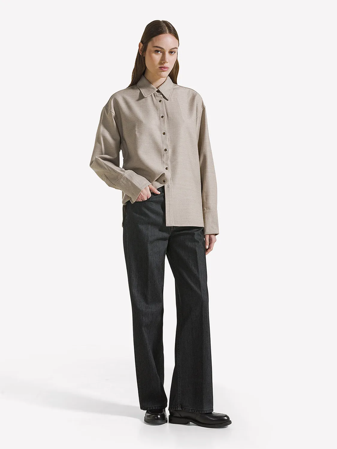 Nine In The Morning Elsa LS120 jeans Nero regular zwart