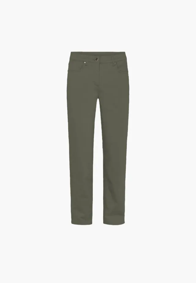 Laurie Charlotte Regular ML broek evergreen stretch