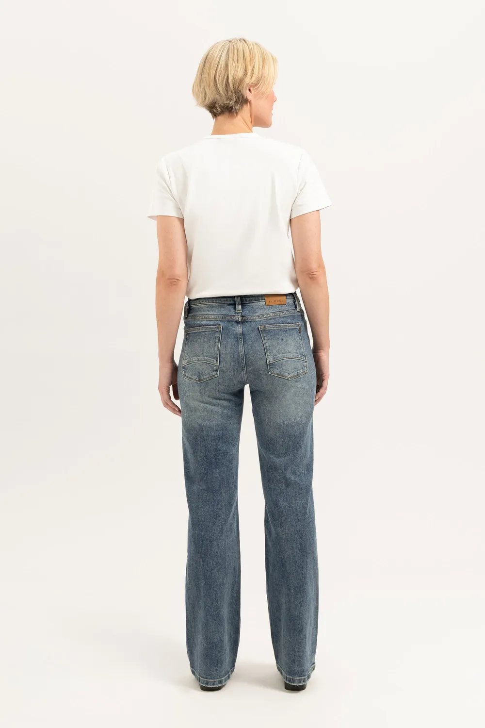 Florez Sophie Straight jeans Sophisticated Blue