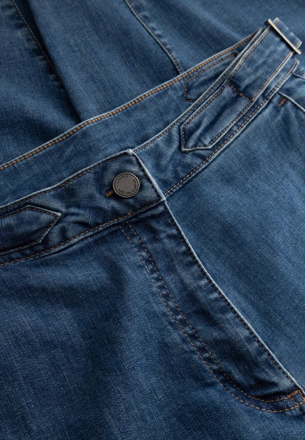 Laurie Freya Tapered Loose CL jeans Blue Denim cropped