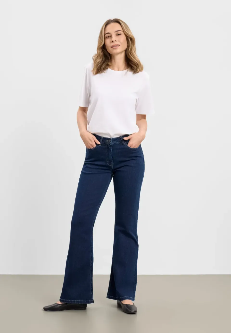 Laurie Charlotte Flare ML jeans dark blue denim