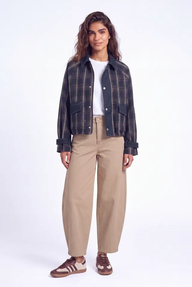 Florez Blair jacket Checked Blue geruit