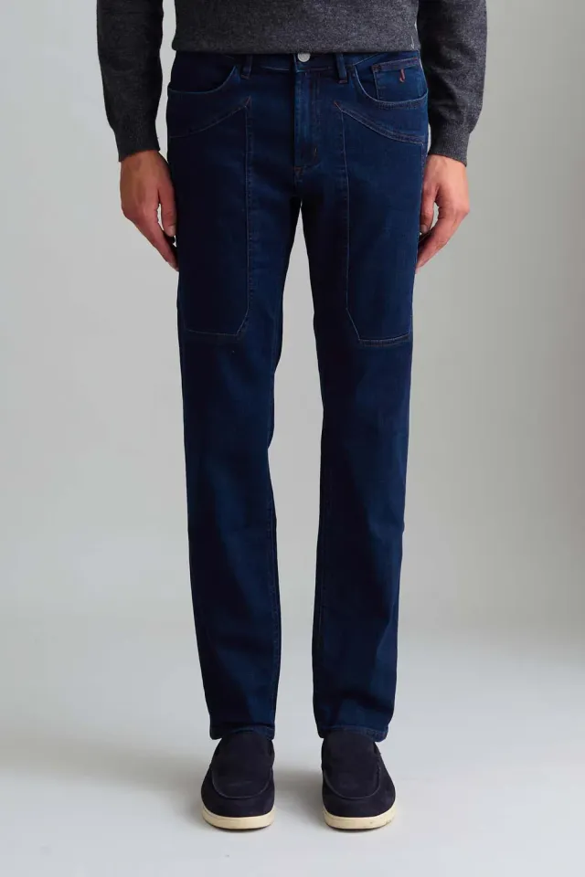 Jeckerson John Toppa jeans middenblauw slim fit