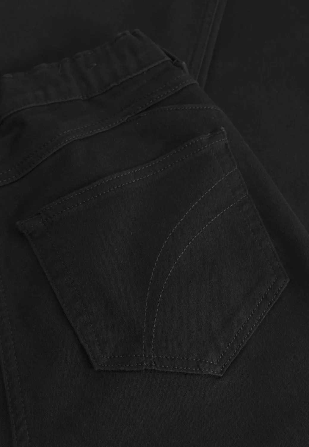 Laurie Hannah Regular XSL jeans black denim extra kort