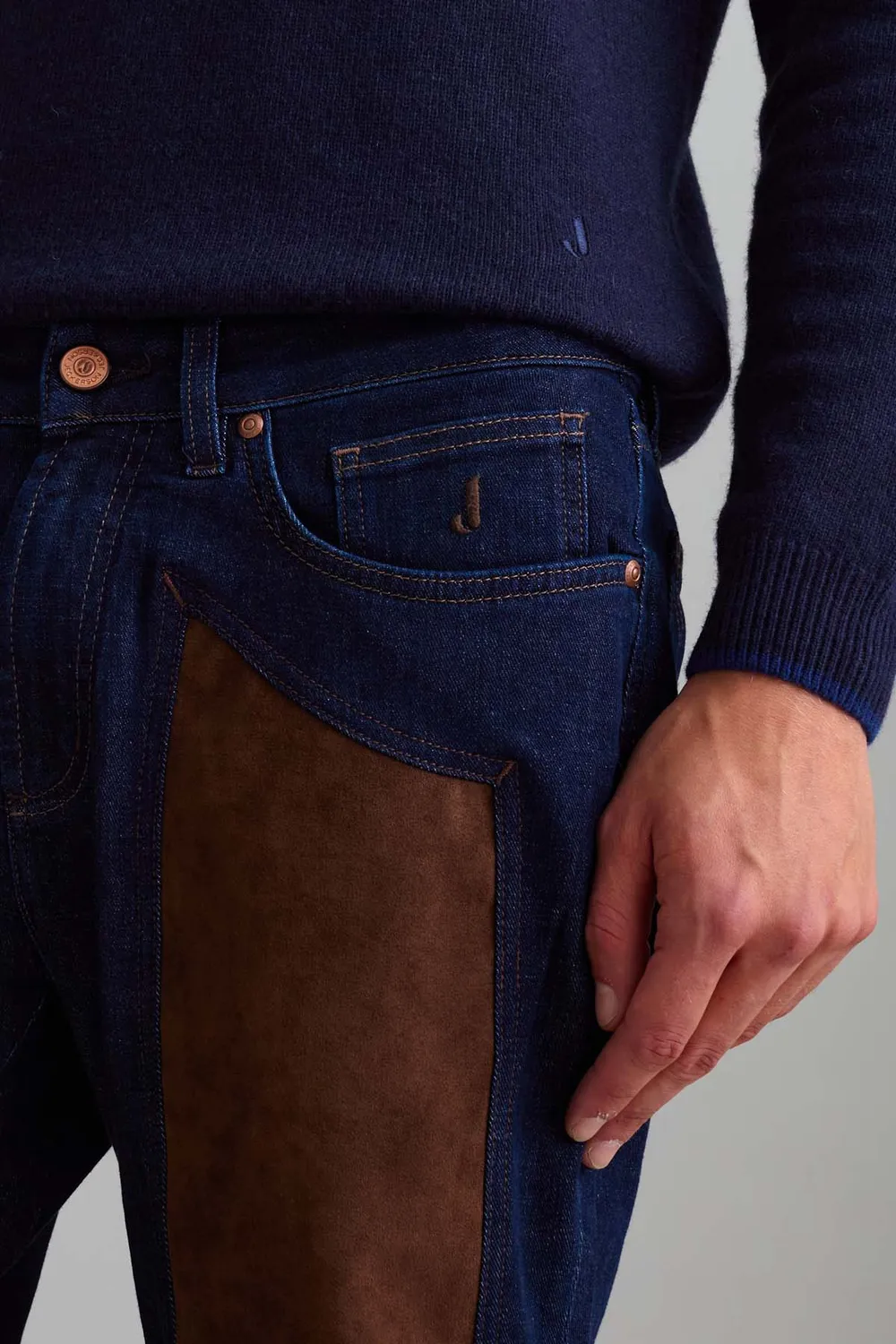 Jeckerson James toppa donker skinny jeans