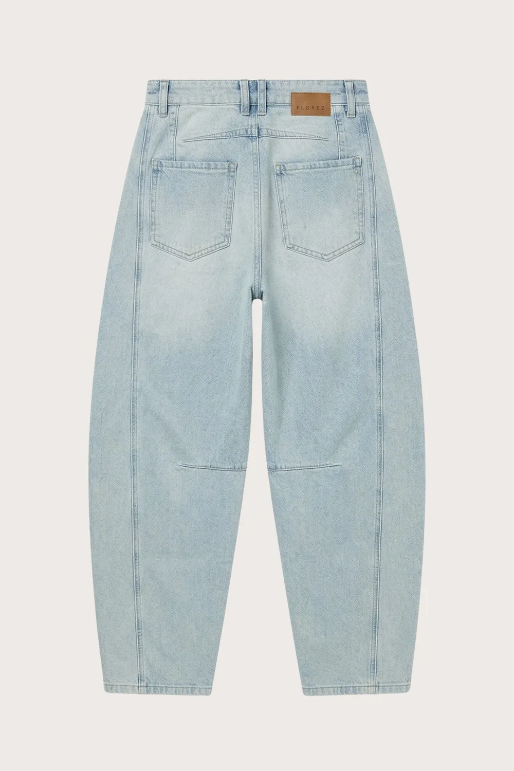 Florez Simmy Barrel jeans Crystal blue lichte wassing