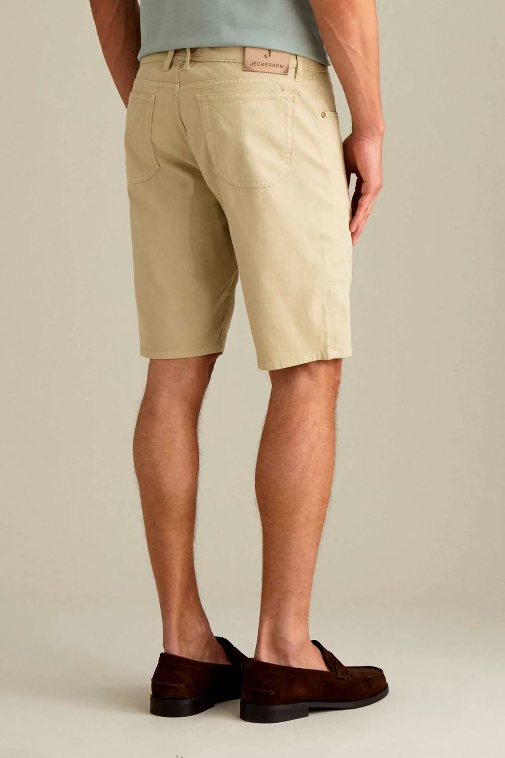 Jeckerson Jayden Slim Fit Bermuda Lichtbeige