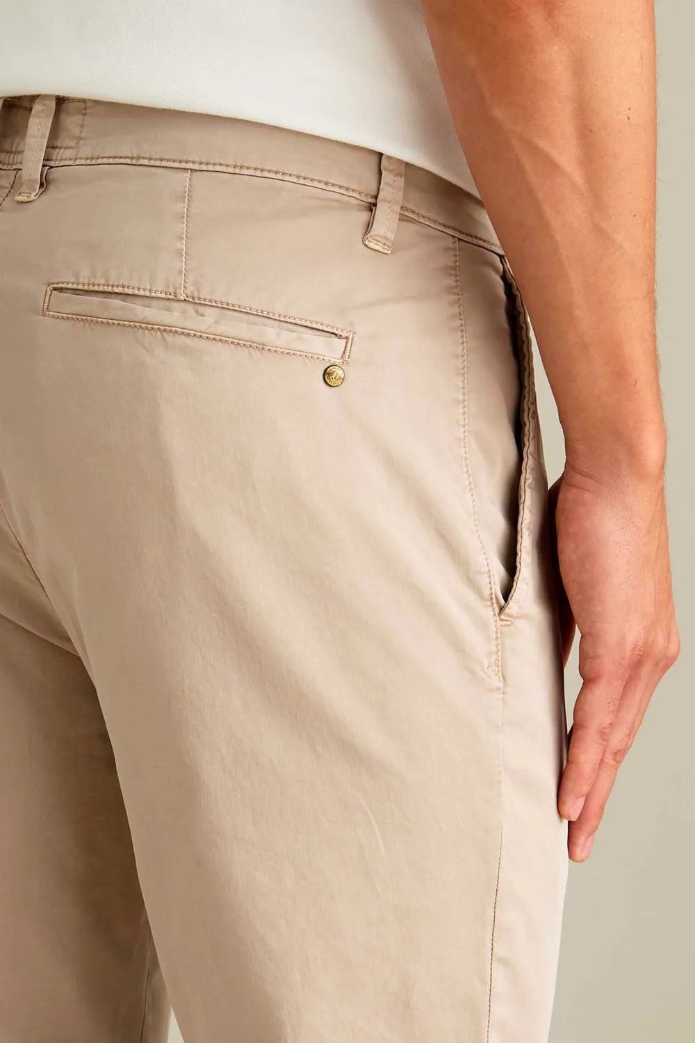 Jeckerson Jack chino beige cemento slim fit