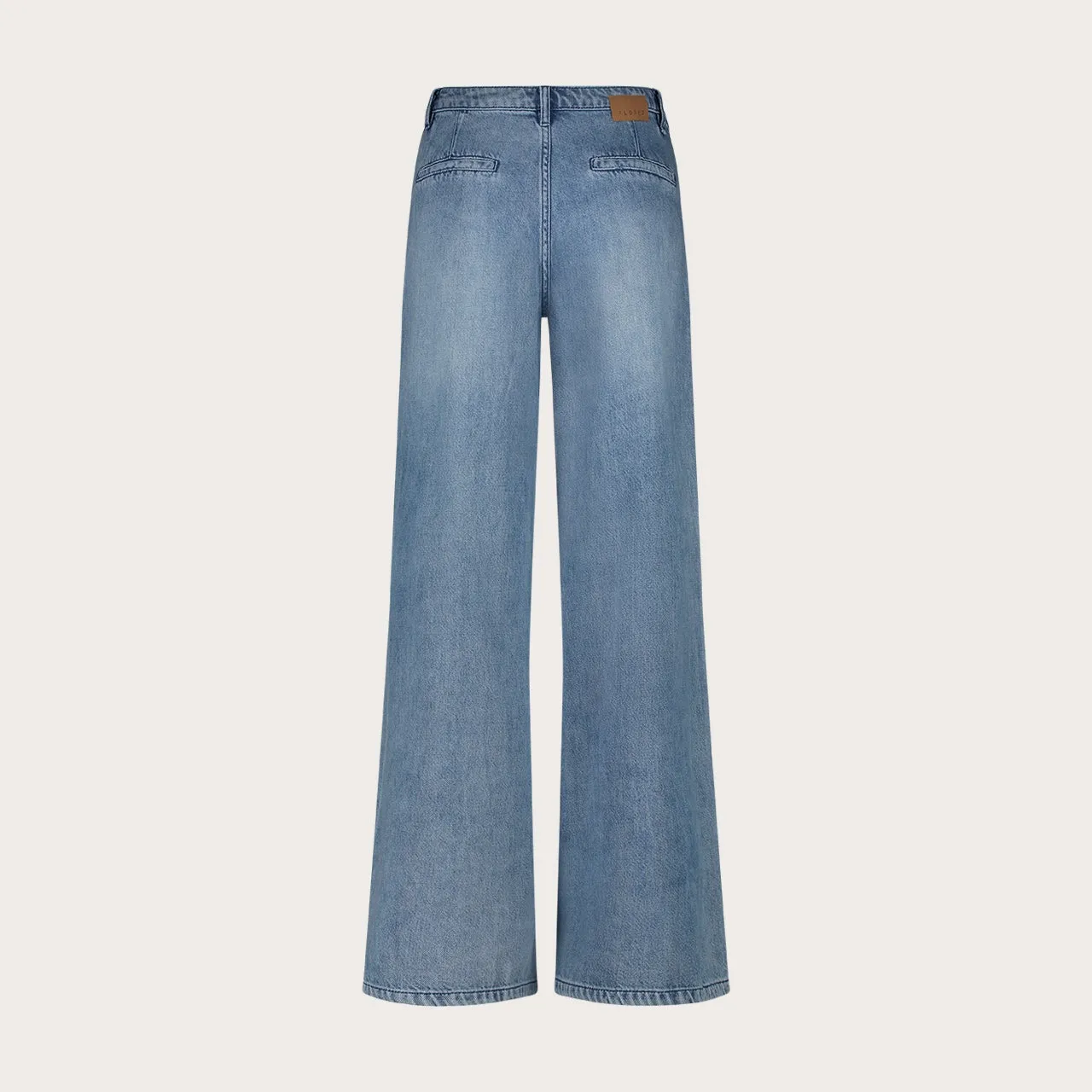 Florez Gina Loose jeans classic blue denim