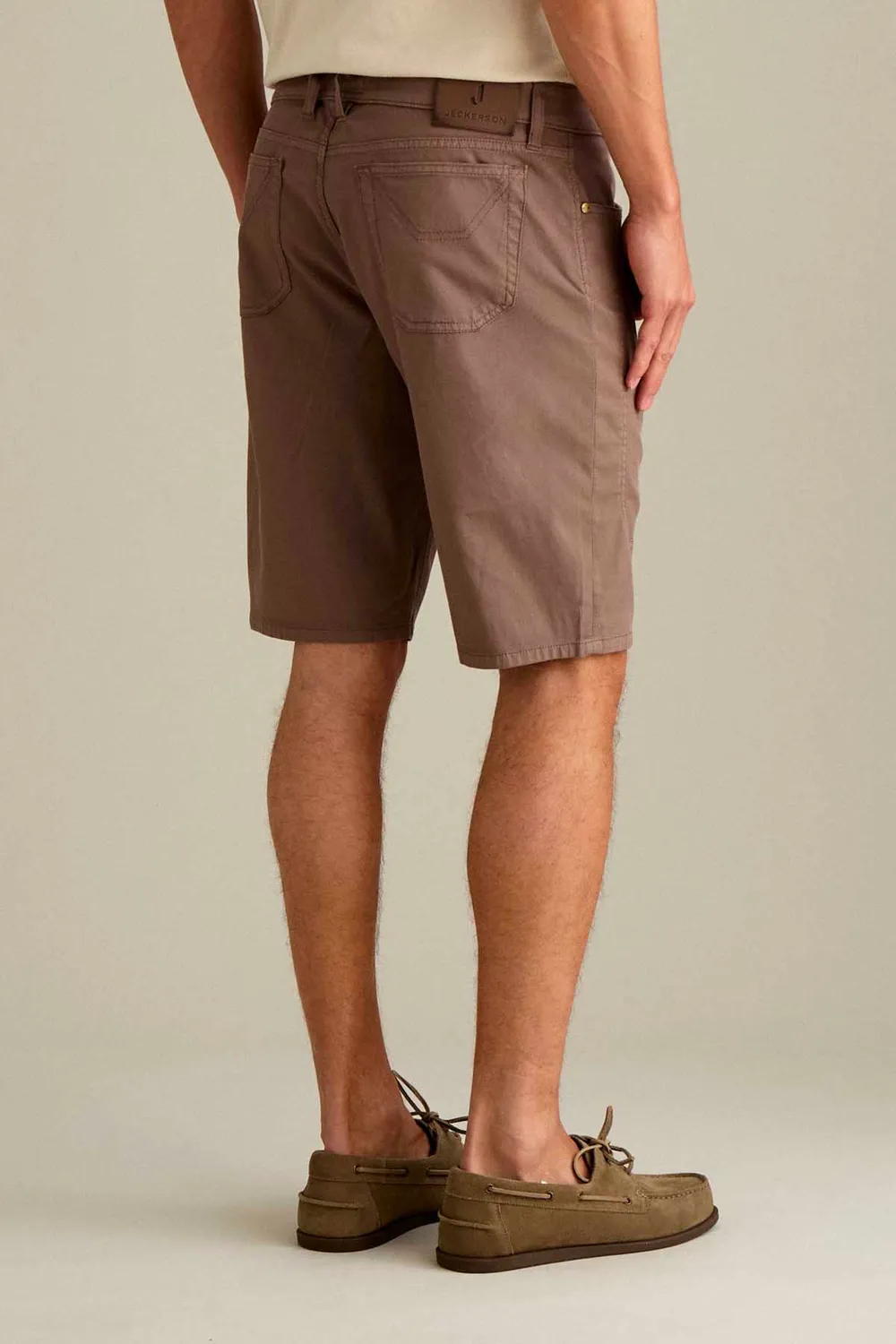 Jeckerson Jayden Slim Fit Bermuda Chocoladebruin