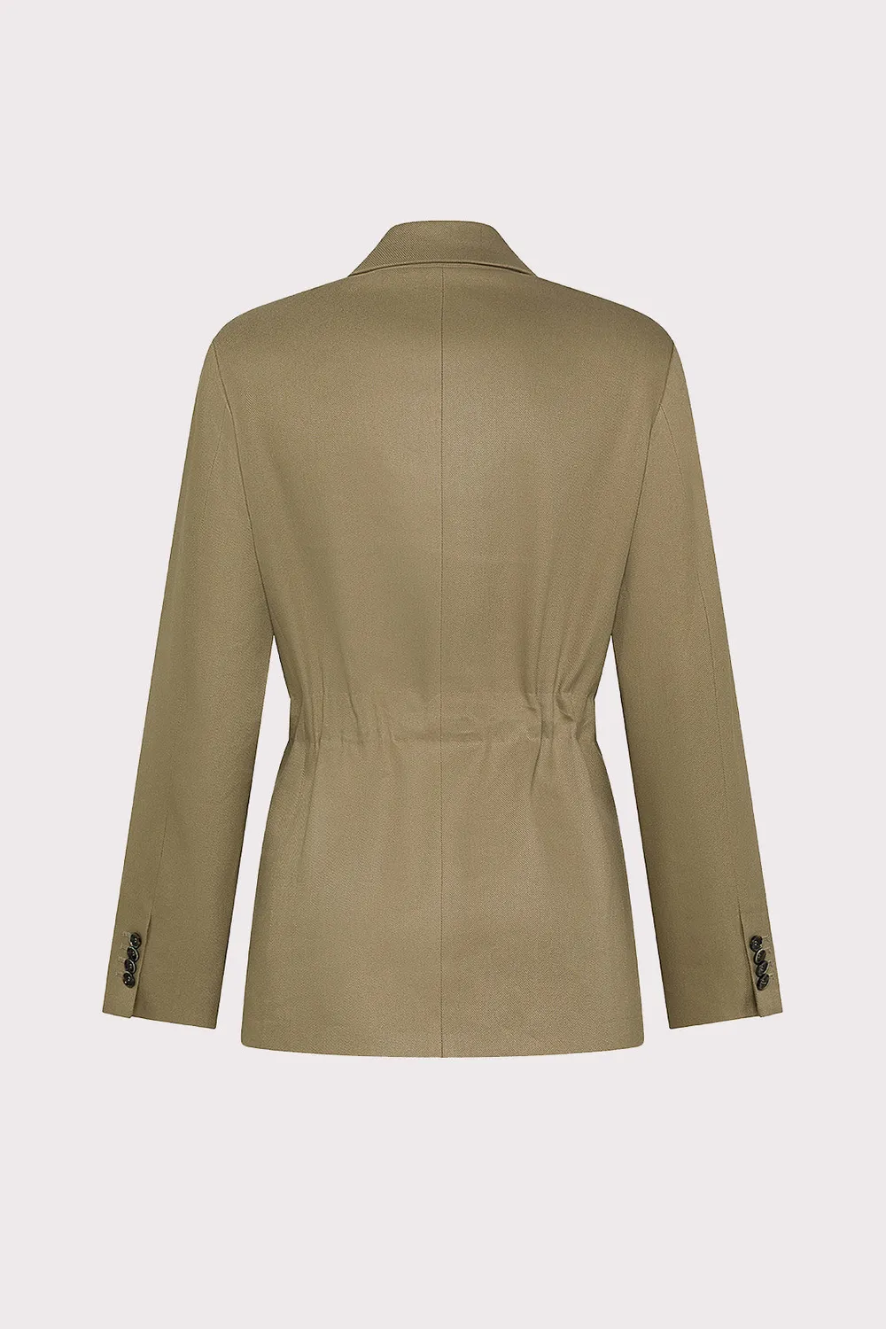 Nine In The Morning Agnese Blazer Dames Camel Linnen