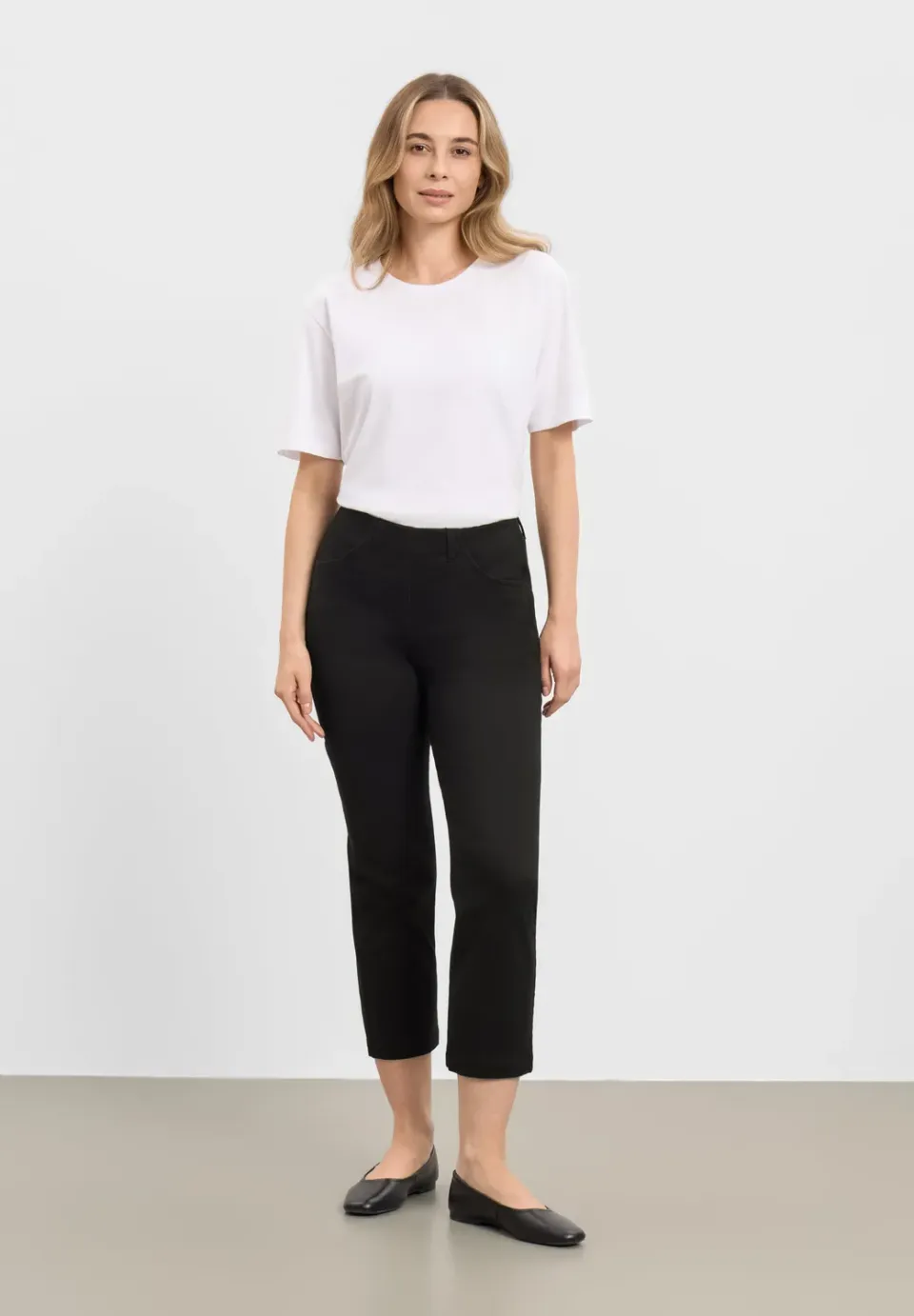Laurie Patricia Regular CL damesbroek Black cropped