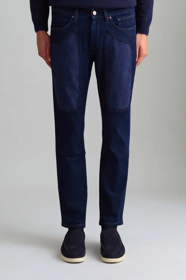 Jeckerson James skinny fit jeans donkerblauw