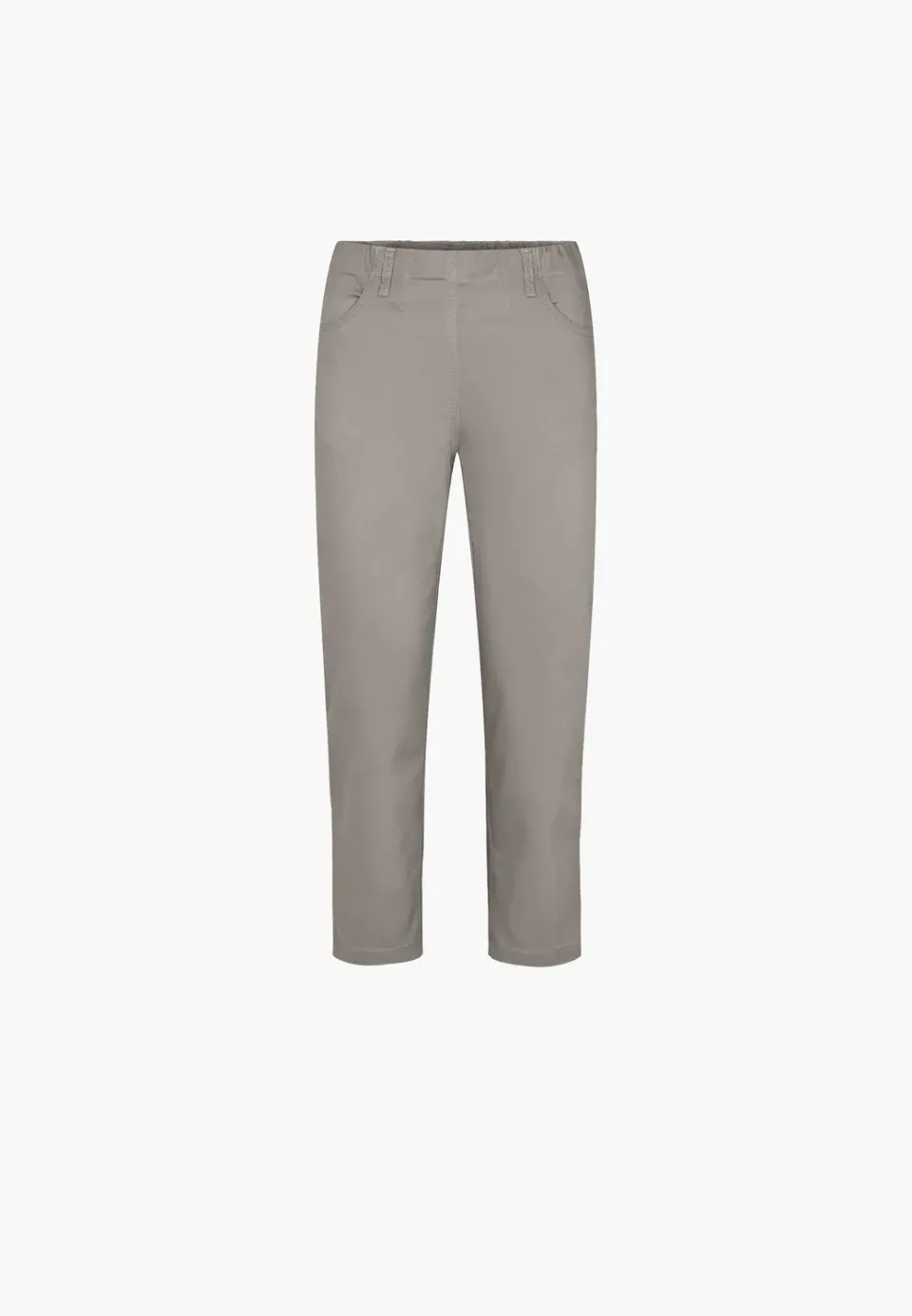 Laurie Patricia 100870 cropped broek grey sand katoen