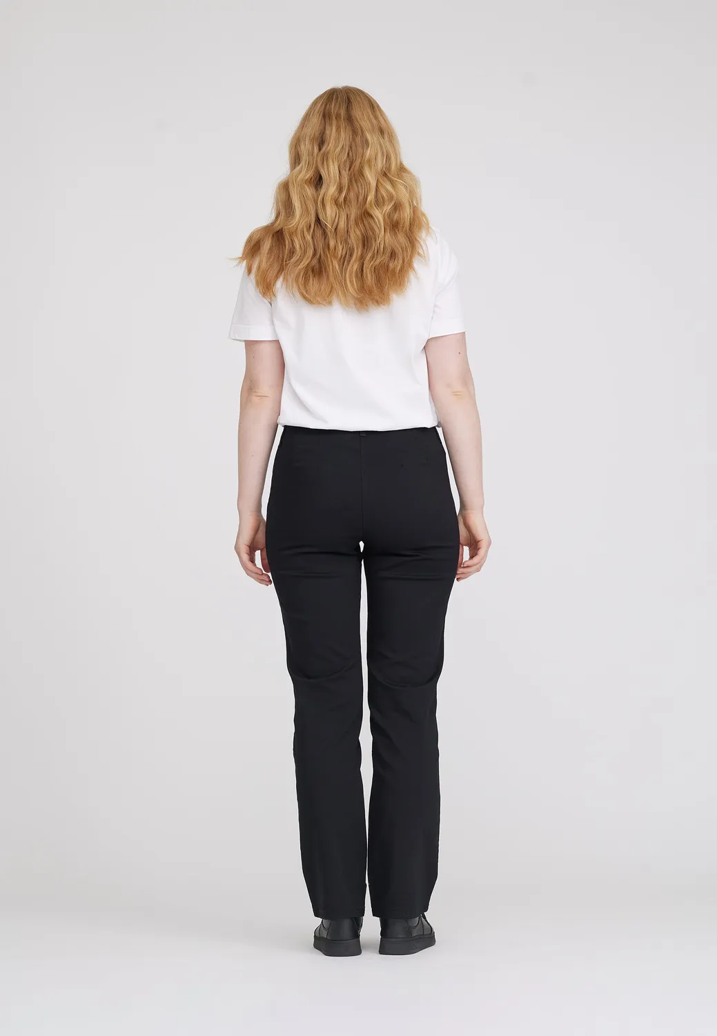 Laurie Tracy Straight ML broek Black rechte pijp
